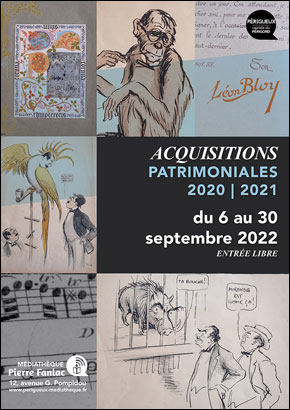 Acquisitions patrimoniales 2020/2021, médiathèque Paul Fanlac, Périgueux.
