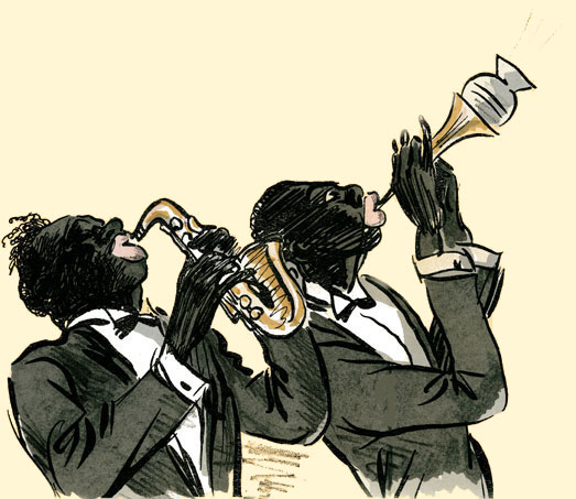Extrait de White Bottoms, 1927. jazzmen