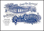 Catalogue Clos des Cordeliers, G. de Meynot et Cie, c. 1903-1904. clos