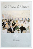 Menu Le casino de Cannes. cannes