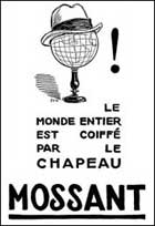 Chapeaux Mossant, L'Illustration, 1927. mo