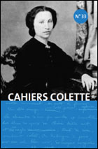 Cahier Colette n° 33, 2012.